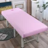 White Massage Table Bed Fitted Sheet Elastic Full Cover Massage Treatment Polyester Cosmetic SPA Bed Cover with Face Hole 2