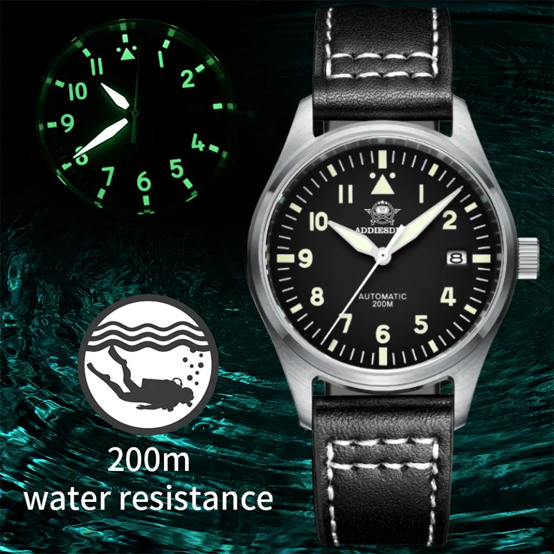 ADDIESDIVE Uhren Für Männer C3 Super Leucht 20Bar Wasserdicht NH35A 316L Edelstahl Reloj Hombre Automatische Mechanische Uhr - AliExpress 1511