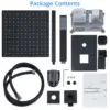 Shower Faucet Set Matte Black Shower System, with 10 inch Shower Head and Handheld Spray Rain, 2 in 1 Wall Mounted 6