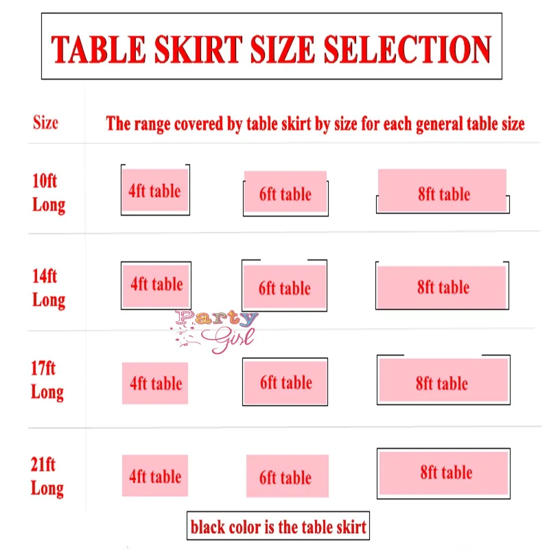 Hot Sale Valance Table Skirt Colorful Table Skirting With Swag Pleated Ruched Skirt for Wedding DecorATION