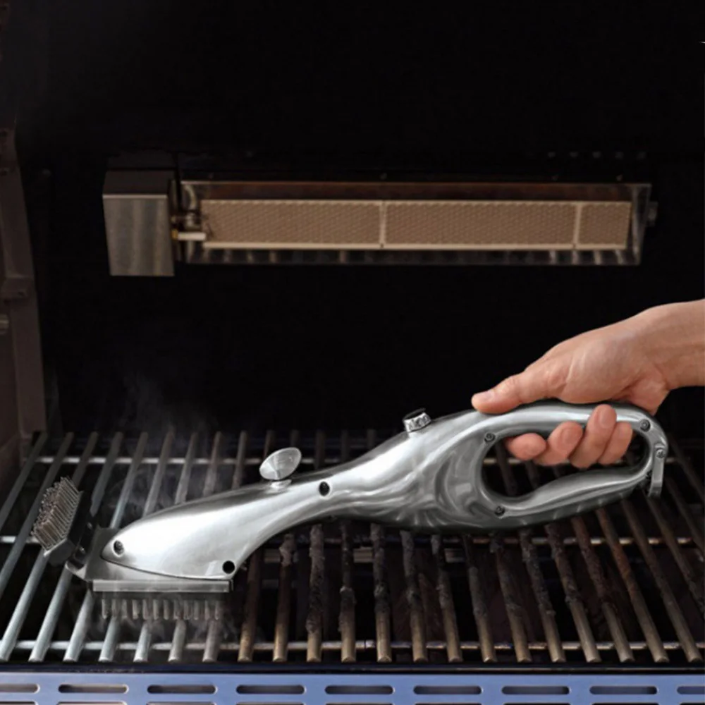 Barbecue Grill Outdoor Steam Cleaning Brushes BBQ Cleaner Suitable For Charcoal Scraper Gas Accessories Cooking Kitchen Tool