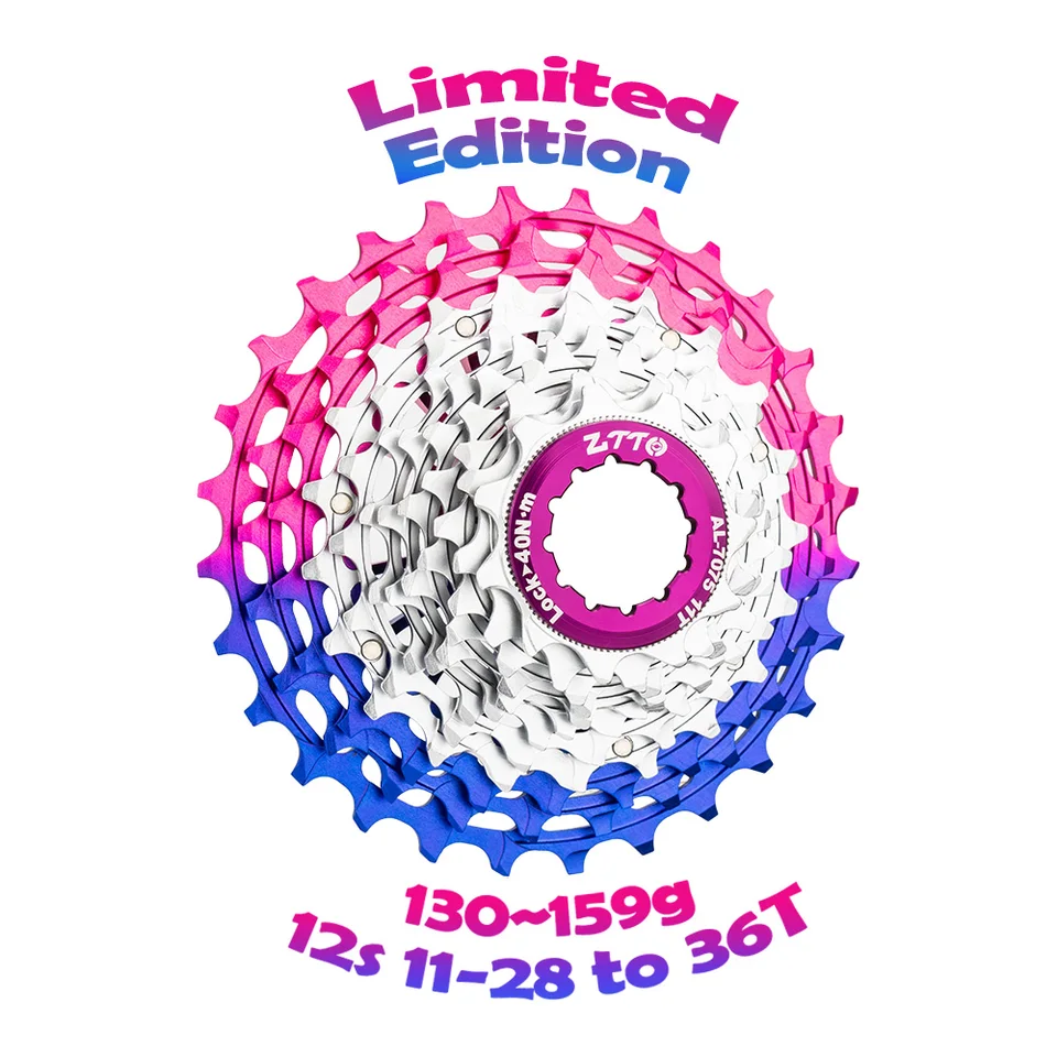 Ztto-ロードバイクスプロケット,超軽量,カラー限定,slr3,12スピード,k7