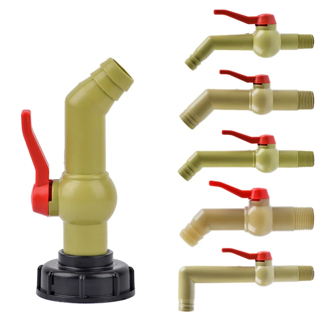 Kerti Tartály Csaptelep Szűrő Nyomja Meg Az S60X6 Ibc Vízdoboz Adapter Hosszabb Csatlakozó Szelepet Erős Műanyag Csap Tömlő Iszapkezelés