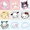 Sanrio Hello Kitty cartoon Alien Mouse Pad Melody Kuromi Cinnamoroll student Small Desk Mat office non-slip computer Mouse mat 1