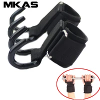 Weight Lifting Steel Hooks Lifting Wrist Straps with Padded Wrist Wrap for Deadlift Heavy Pulls Powerlifting Fitness Hook 1