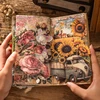Yoofun 30Sheets  Collage Decor Material Paper Flower Painted Book Pages Vintage Plant Creative DIY Junk Journal Scrapbooking diy 1