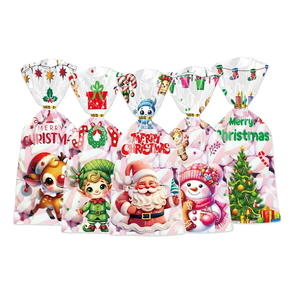 Plastic Christmas Party Supply Bags for Gift Packaging