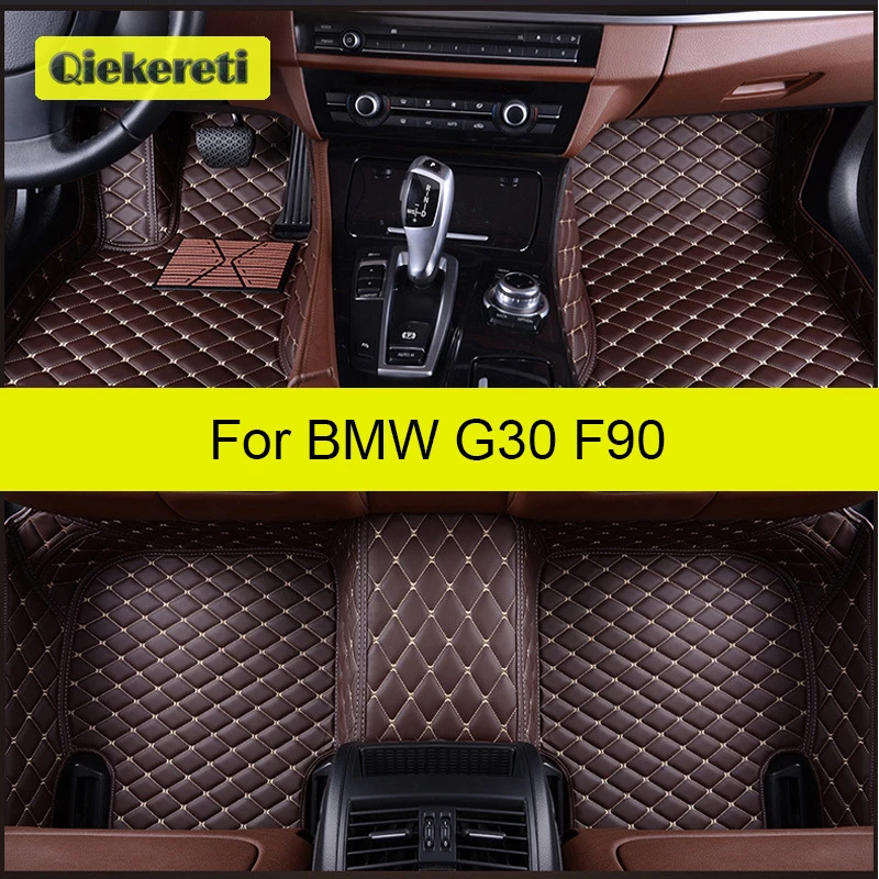 Qiekereti Car Floor Mats For Bmw G30 F90 5 Series 530i Sedan 4door