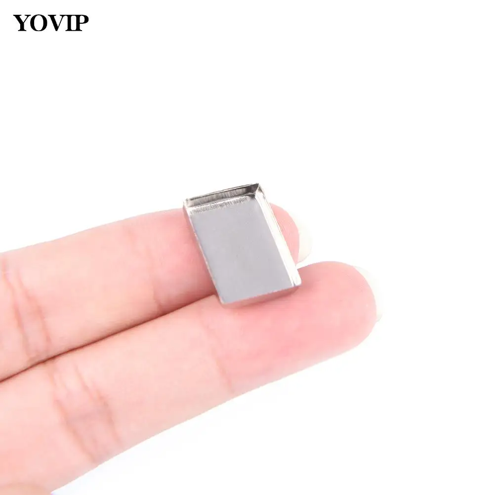 

Hot 5/10pcs/lot empty Eyeshadow Tin Pans Makeup Palettes Empty Square Palette aluminum Cases Pans For Powder 18*13MM 41*23MM