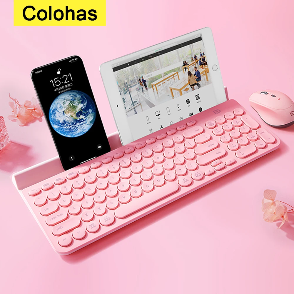 

Wireless Bluetooth Keyboard and Mouse Combo Dual Model For PC Laptop Tablet Phone iPad Keyboard Mouse Set Gaming Accessories