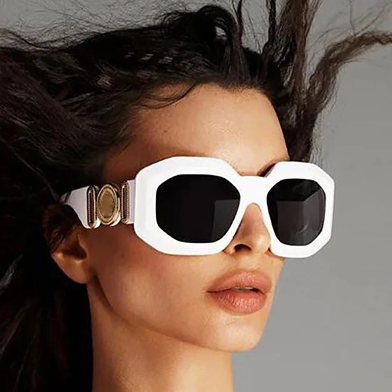 

RBRARE New Oversized Sunglasses Women 2022 Trend Fashion Glasses Personality Irregular Sunglasses Punk Gafas De Sol Hombre