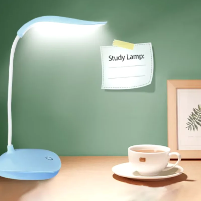 LED Reading Desk Lamp Portable Desk Lamp USB Charging Table Light Touch Dimming Learn Eye Protection Light Room Office Lighting 4