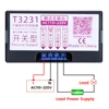AC 110V 220V 12V Digital Time Delay Relay Dual LED Display Cycle Timer Control Switch Adjustable Timing Relay Time Delay Switch 6