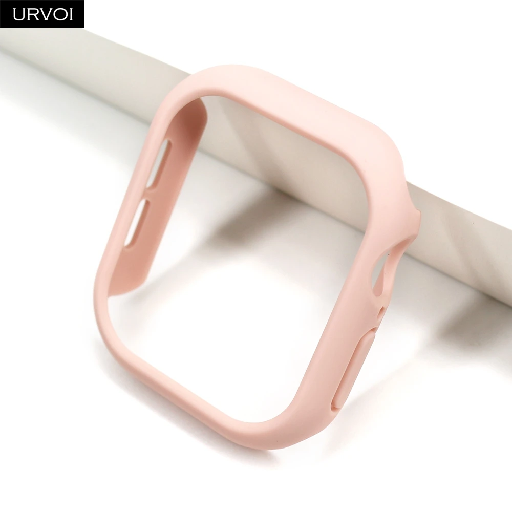Premium Ultra-Thin Candy PC Case for Smartwatch - Sleek Protective Bumper Frame Accessory