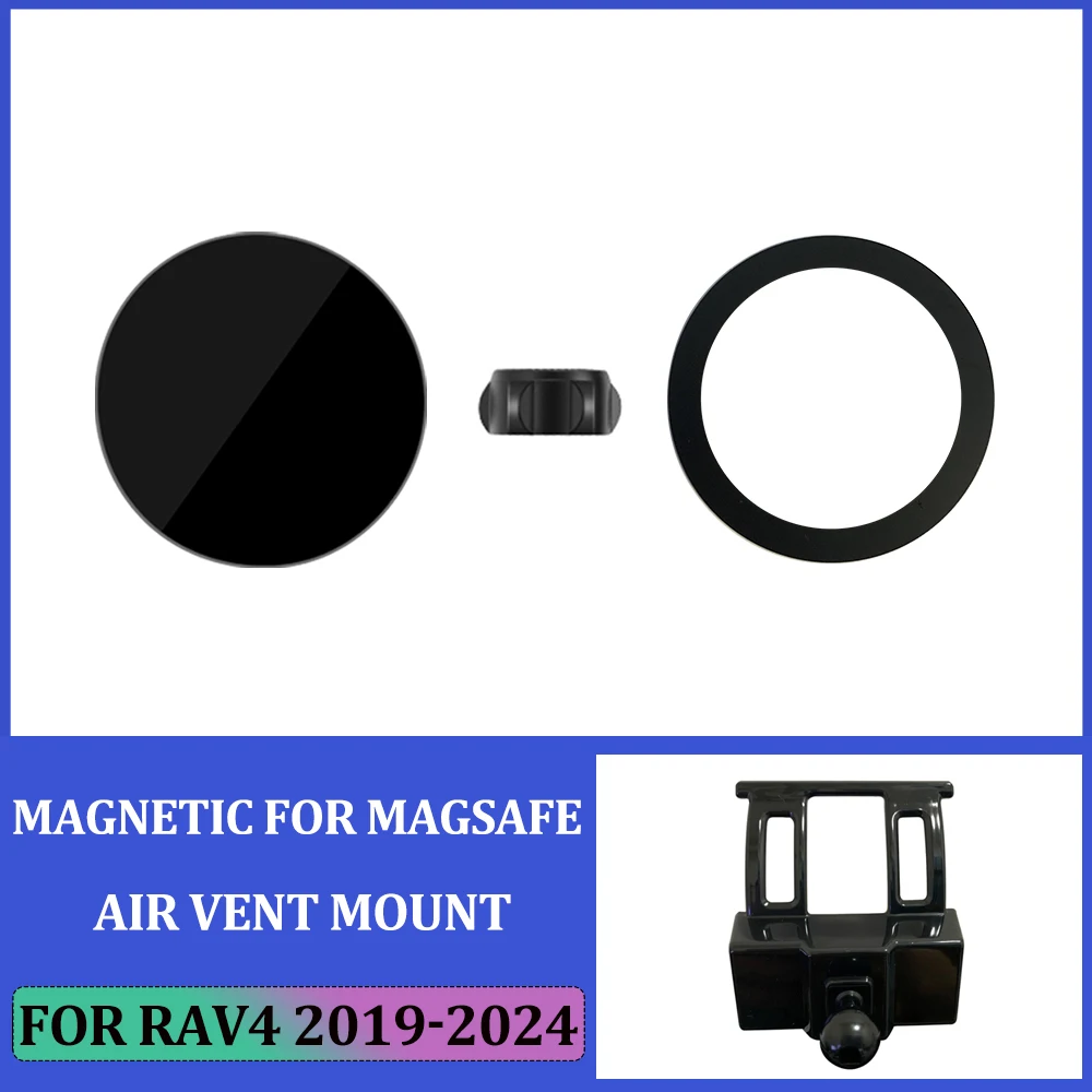 Magnetic Car Phone Bracket for Toyota RAV4 2013-MagSafe Air Vent Support Phone Charger Holder Toyota RAV4 XA40 XA50