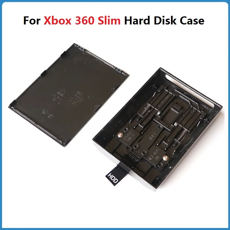 1 Pz Per Xbox 360 Slim Hard Disk Case Nero Interno Hard Drive Enclosure Disk Hdd Shell Case Accessori Da Gioco Spedizione Gratuita