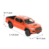 Maisto 1:27 Toyota 2013 Tacoma TRO PRO Static Die Cast Vehicles Collectible Model Car Toys 3