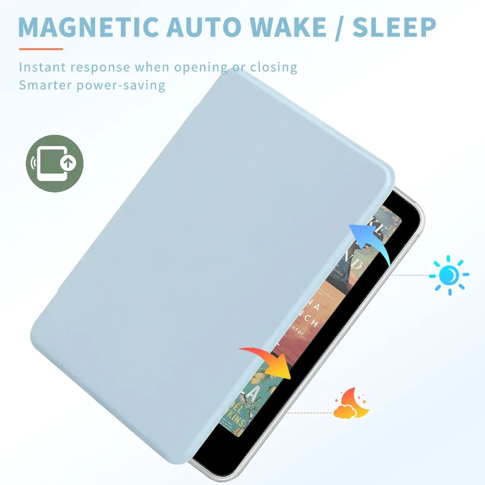 Premium Smart Case with Clear Soft TPU Back Cover