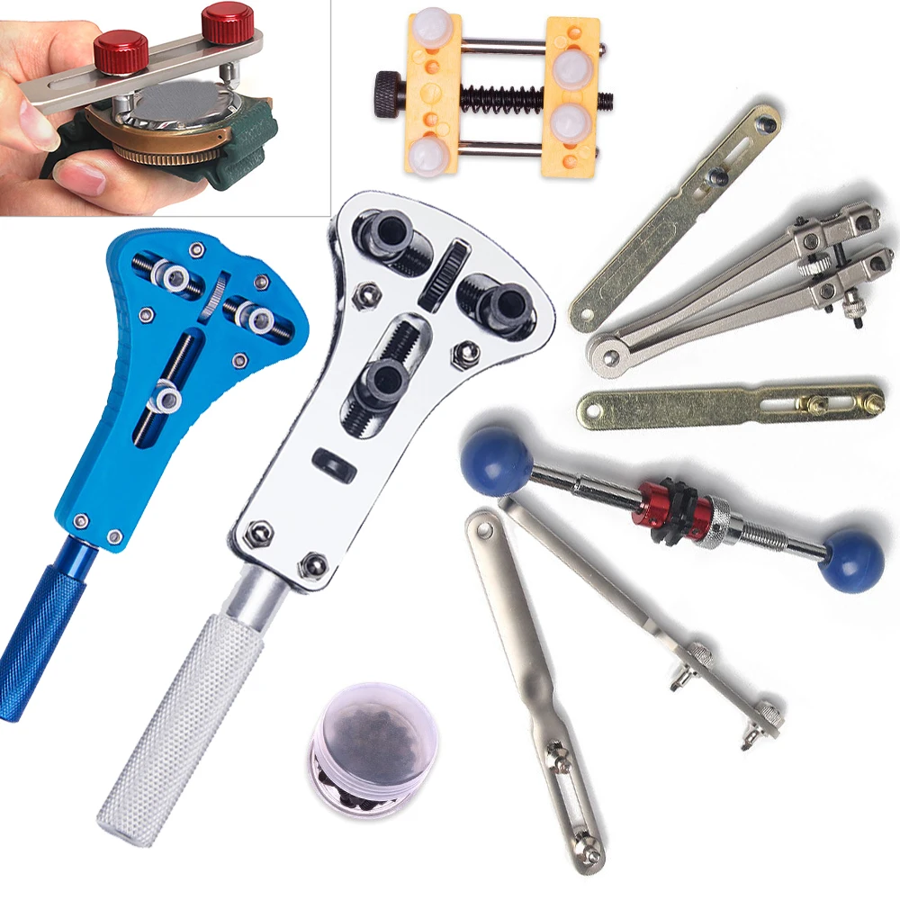 SolidSteelWatchCaseOpenerToolAdjustable23ClawsScrewWatchBack