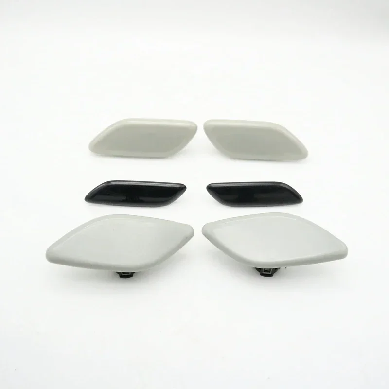 Car Unpainted Headlight Headlamp Washer Nozzle Jet Cover Cleaning Cap For Mazda 3 M3 Axela BK BL 2003-2008-2009-2012-2013-