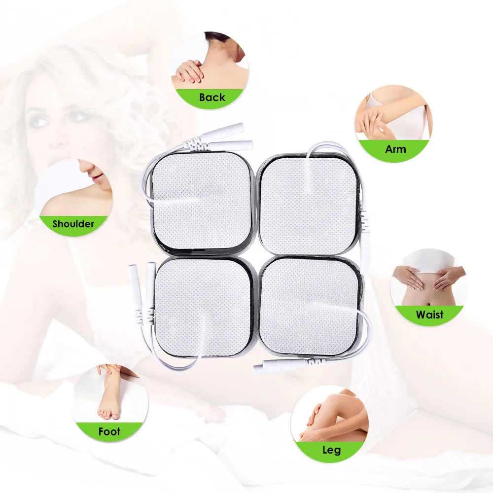 10pcs TENS Unit Replacement Pads Pin Type Electrode Patch 3