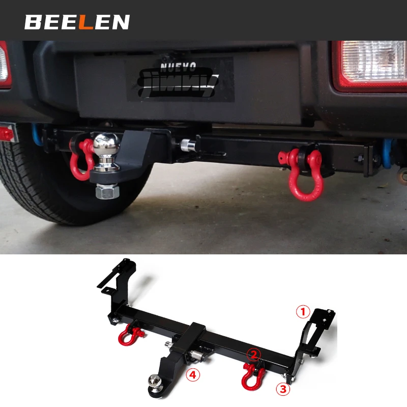 Car Tow Bar Trailer Bar Parts Without/with Dring For Suzuki Jimny Jb64