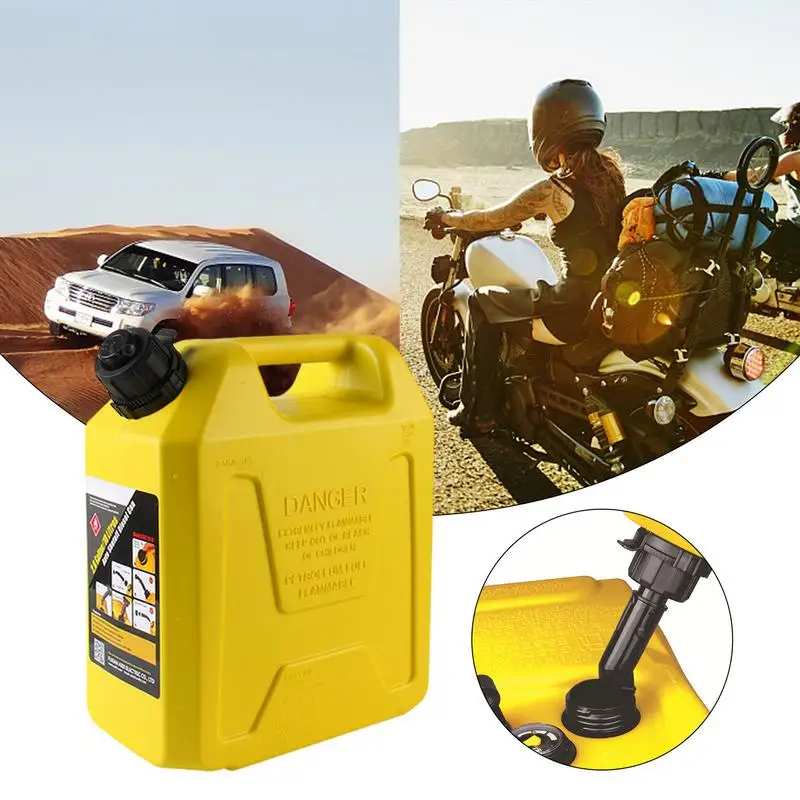 10/5L Fuels Cans Portable Fuel Tank Gasolines Diesel Container For Dirt Bike Cars Trailers Motorcycle Emergency Fuels Bucket Can