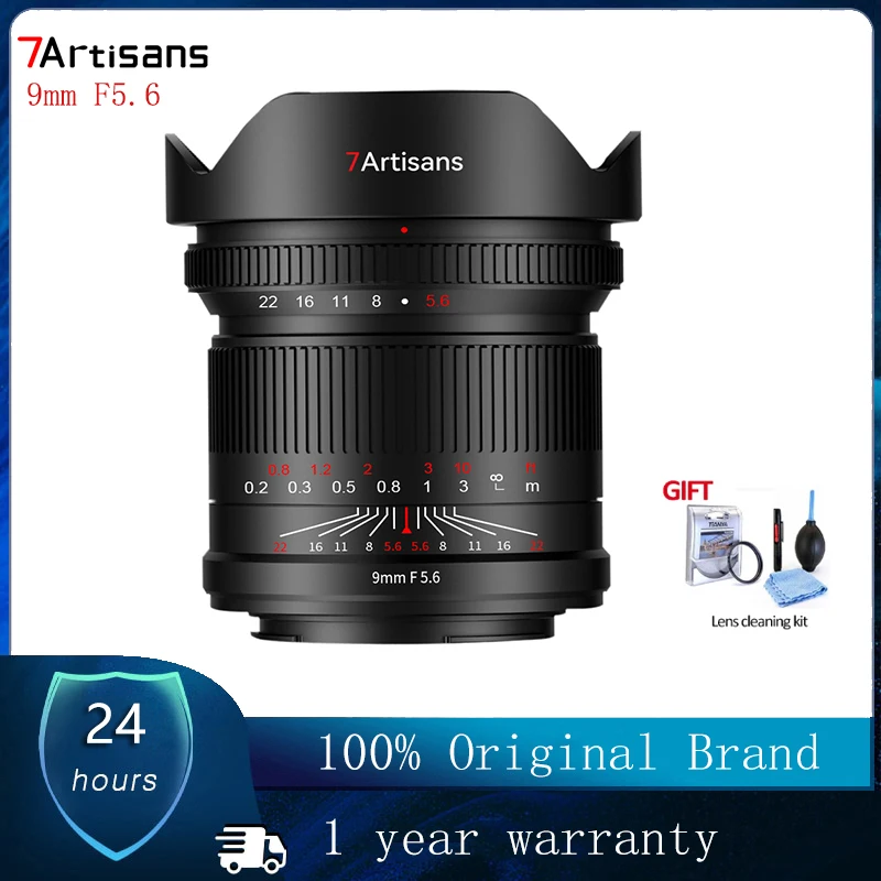 7 Artigiani Full Frame 9Mm F5.6 Obiettivo Principale Ultra Grandangolare Da 132 Gradi Per Studio Fotografico Con Fotocamera Con Supporto Sony E Z Rf L