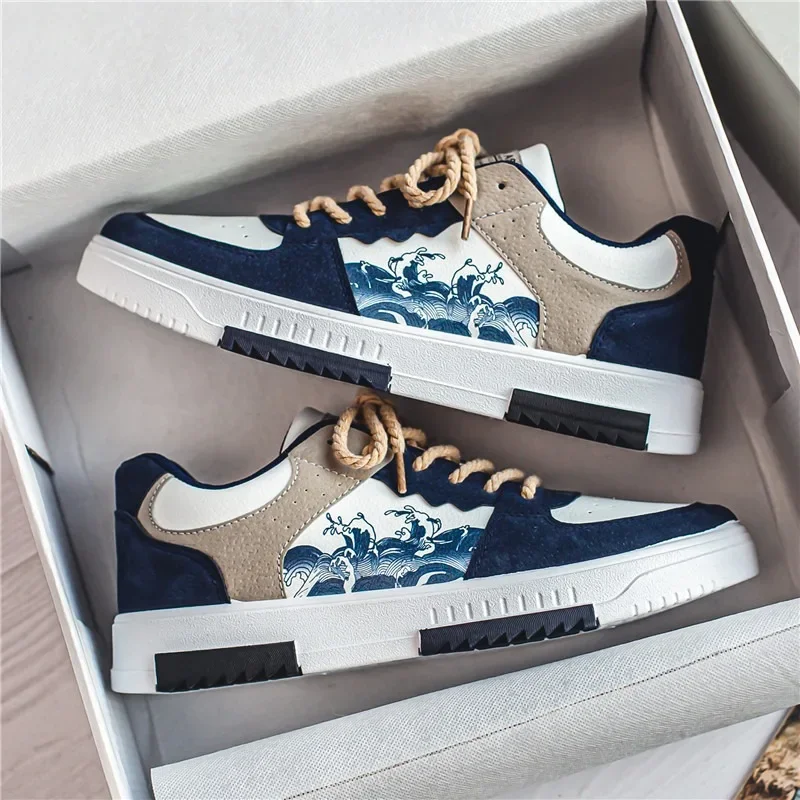 Comemore Men's Casual Shoes Spring Breathable 2024 Casual Sneaker White Trend Men Sport Cheap Footwear Running Shoe Man Sneakers 3