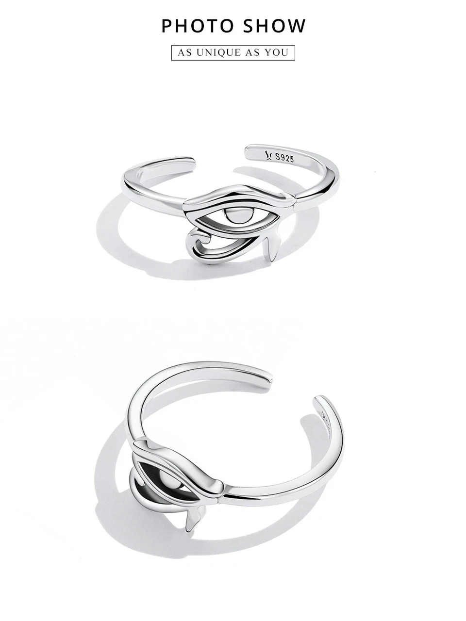 Bague Argent 925 Oeil d'Horus