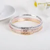 1PC Colourful Crystal Bangles Rhinestone Silicone Glitter Jelly Bangles Bracelet for Women Waterproof Beach Party Bracelet 3