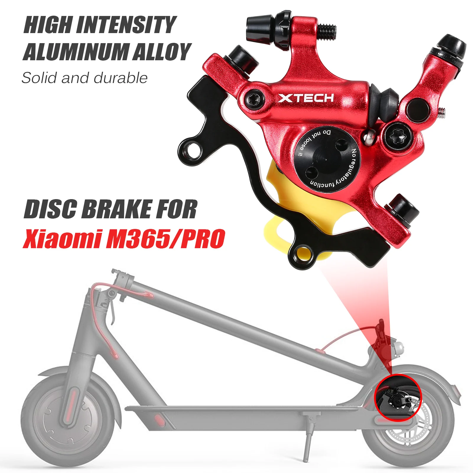 Solid Hydraulic Disc Brake Calipers Front Rear Mountain Bike Disc Brake Electric Scooter Disc Brake For Xiaomi M365/1S/Pro