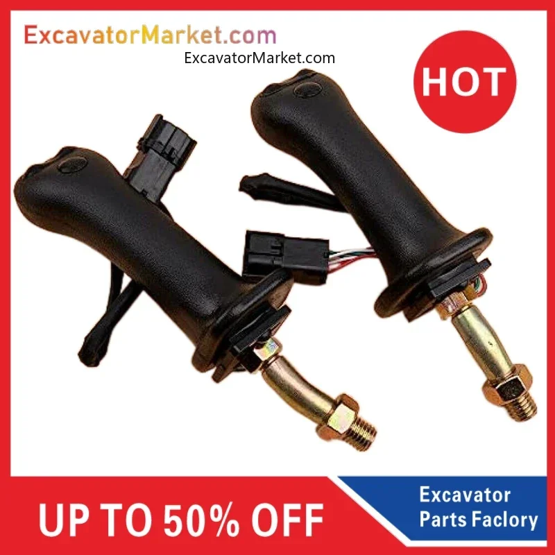 

2pcs For Doosan Excavator Parts Dh Dx150 225 300 370-9c 3 Button Handle Excavator Joystick Kit Excavator Accessories