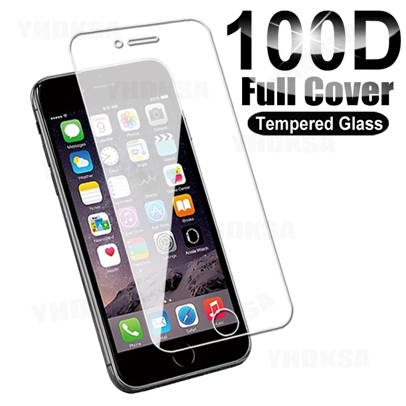 100d Anti Burst Protection Glass For Apple Iphone 7 8 6 6s Plus Tempered Screen Protector Iphone 5 5c 5s Se 16 Glass Film Aliexpress