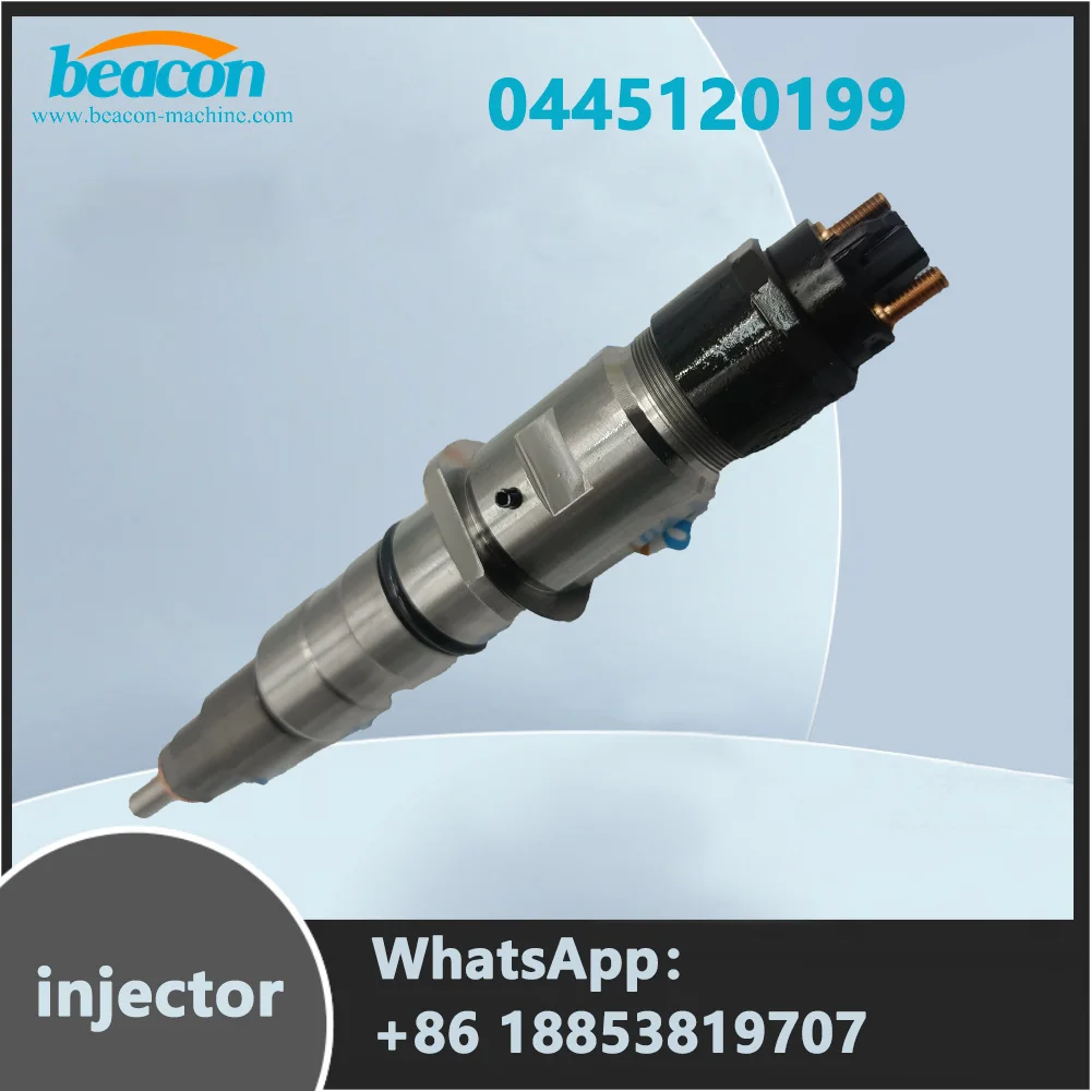 

Beacon High Qualtiy New 0445120199 4994541 0 445 120 199 Fuel injection common rail injector for Cummins ISLE