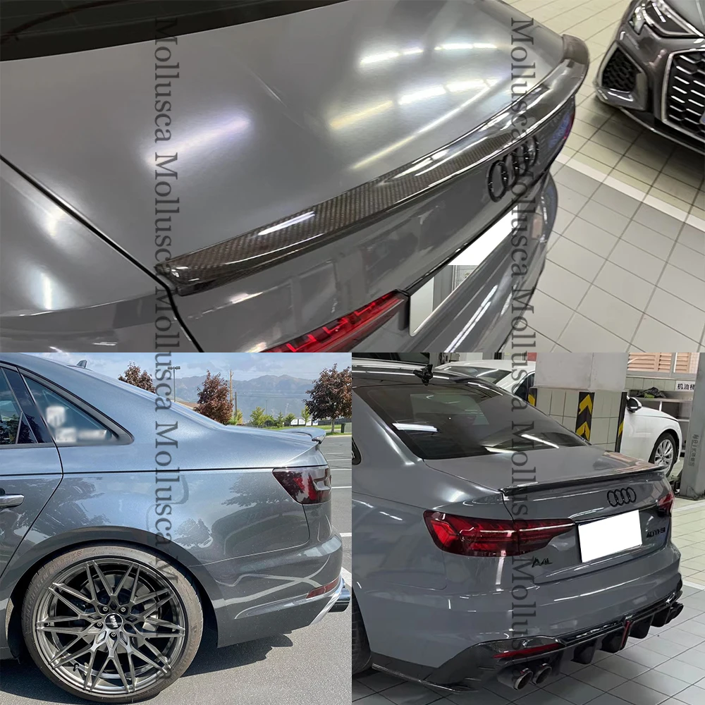 アウディ　A4 S4 RS4用リアスポイラー Amazon | カーボン製 A4 用リア スポイラー for Audi アウディA4