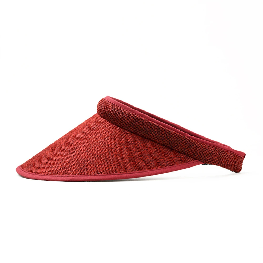 Sun Hats Summer Portable Wide Brim Beach Outdoor Traveling Foldable Visor Multi-function Straw Cap for Women