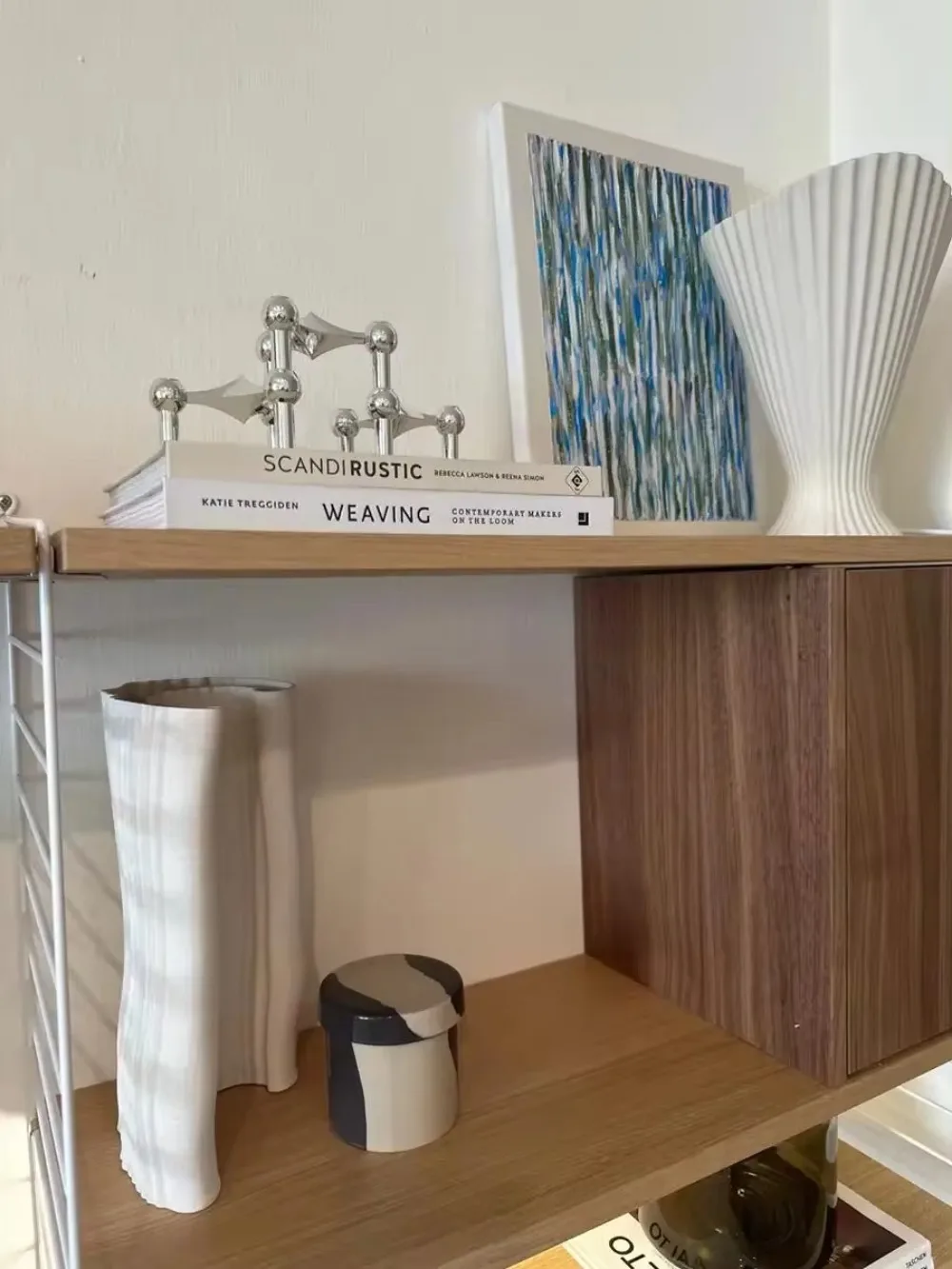 Metal Molecular Structure Candle Holder Nordic Silver Candlestick Centerpiece Living Room Decoration Gift Home Decore Candelabra - Image 4