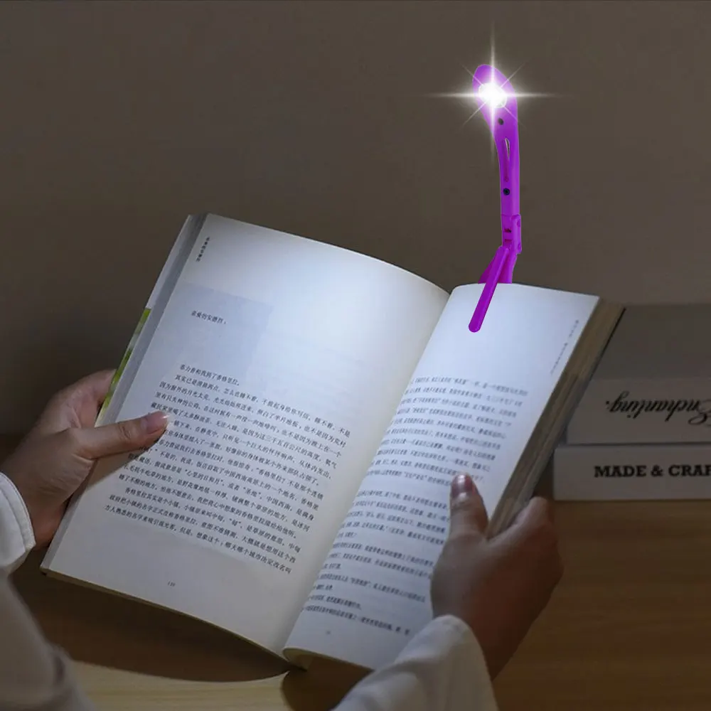 

Usb Rechargeable Clip Book Lights Book Clip Lamp Eye Protection Portable Mini Led Reading Book Light Home Decorations Flexible