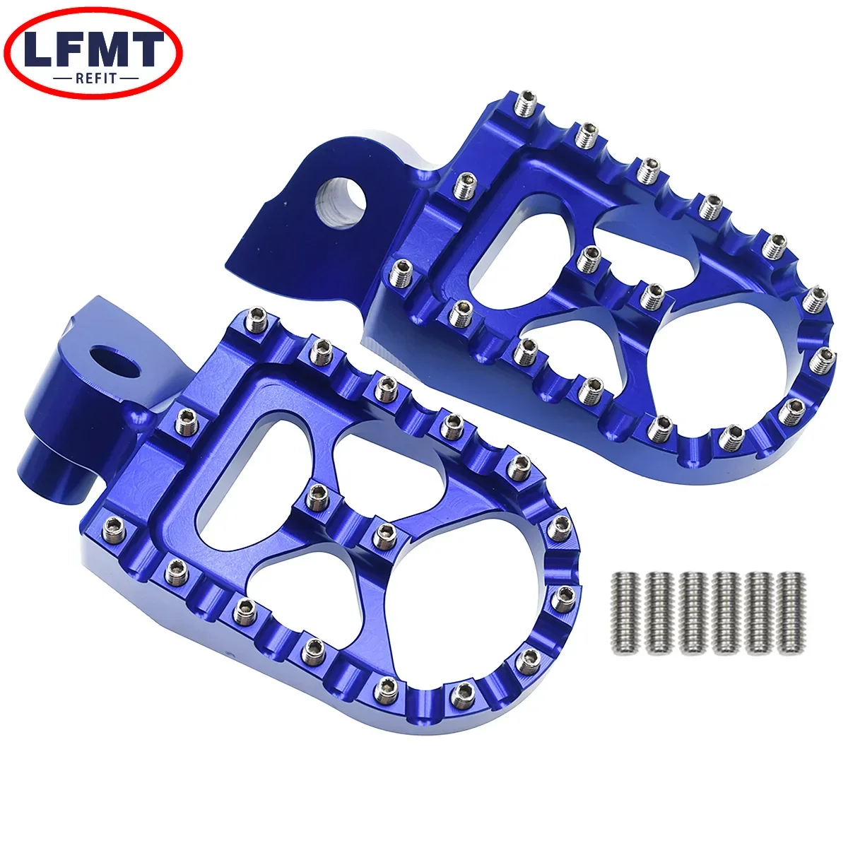 Motorcycle Footrests Motorcycle Foot Pedals Motorcycle CNC Foot pegs Foot Rests Pedals Yamaha YZ65 YZ85 YZ125 YZ250 YZ250F YZ450F YZ125X 250X YZ250FX 450FX WR250F 450F