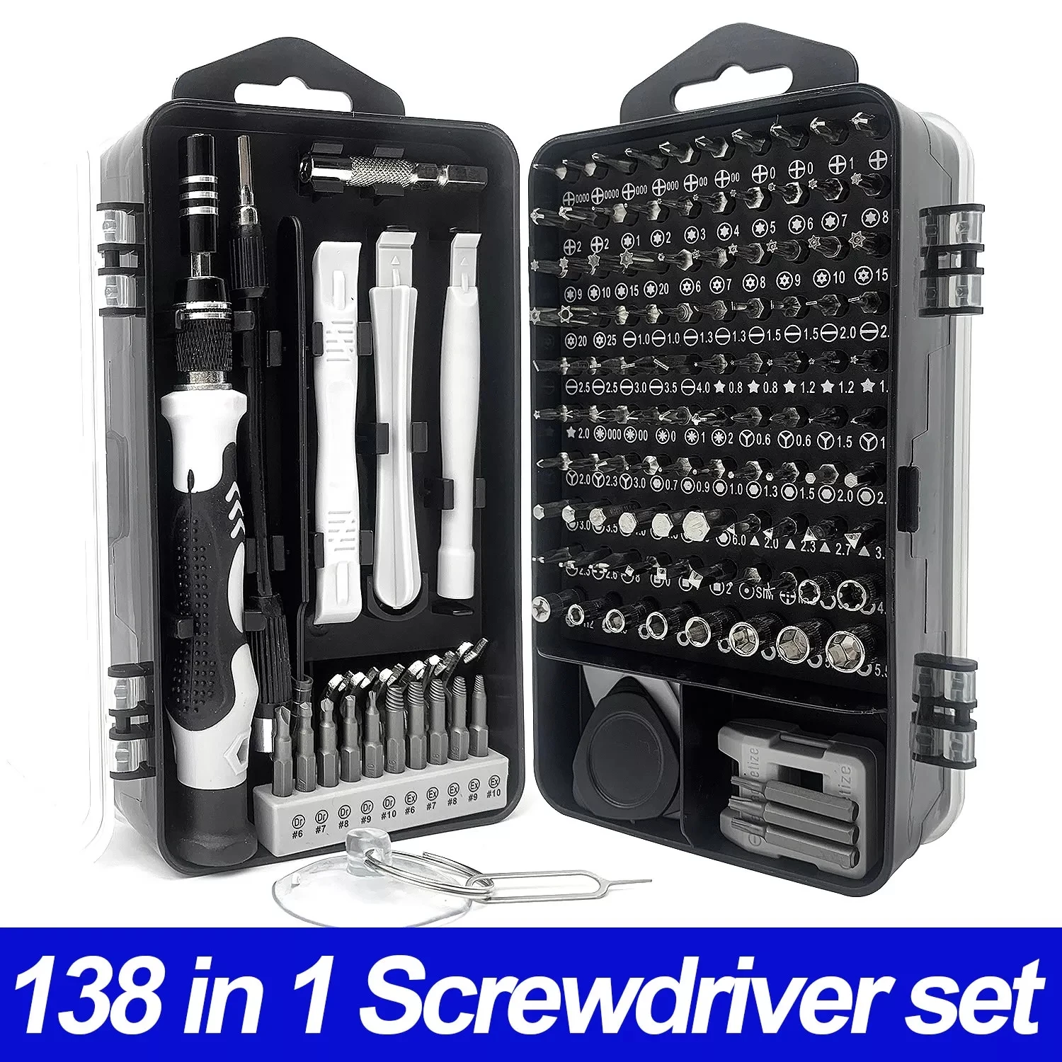 135en 1 Mini Set Tournevis Precision Kit Tools Petit Boite Tournevis Torx  Informatique Demontage PC Portable Pour