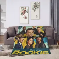 Couverture en flanelle The Rookie Tv Show, literie douce et Durable pour chambre à coucher, Camping, couvre-lit amusant, housse de canapé-lit 2