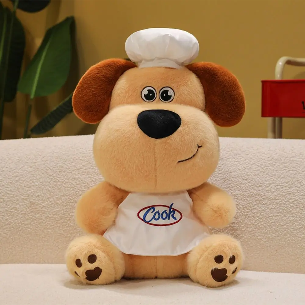 Pillow PP Cotton Maillard Puppy Sitting Fluffy Simulation Dog Cartoon Collection Puppy Stuffed Home Decor