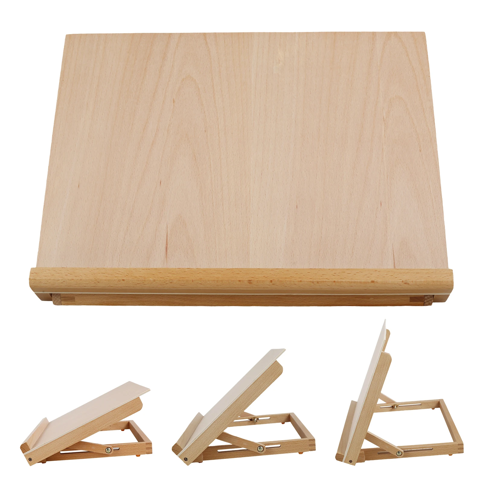 Tabletop Easel Stand Desk Easel Adjustable Angle Portable Drawing Board Wooden Easels for Art Students Wedding Painting Books 1