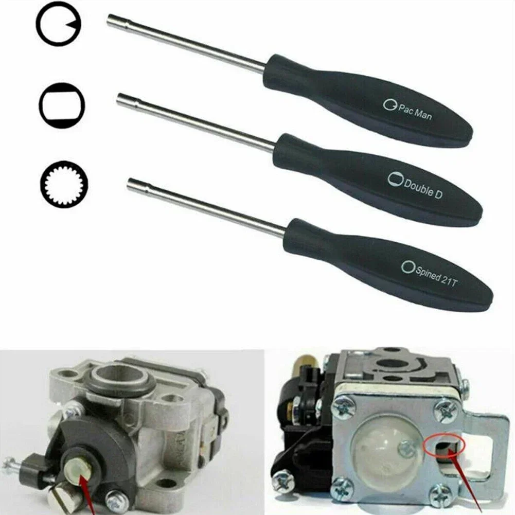 3*Carburetor Adjustment Screwdriver Chainsaw Tools For Husqvarna Poulan Carburetor Repair Tool carburetor repair tool kit carburetor repair tool