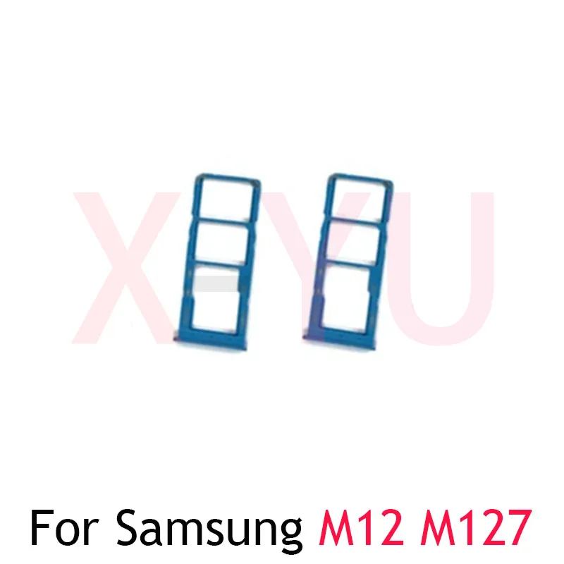 

Sim Card Tray Holder For Samsung Galaxy M12 M127 / M51 M515F / M52 5G M526B SD Card Reader Slot Adapter