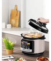 Electric Pressure Cooker Household Stainless Steel Smart Rice Cooker 4L Large Capacity Multifunctional Electric Pressure Cooker 6