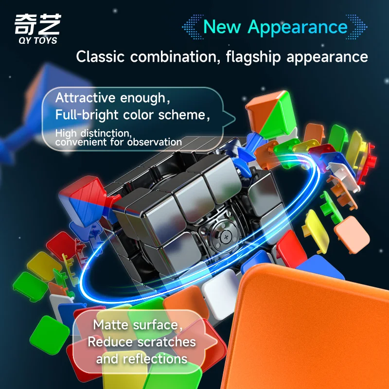 QiYi M Pro Magnetic 4x4x4 Magic Cube Professional 4x4 Speed Puzzle Children's Fidget Toys