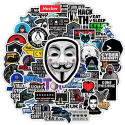 Cybersecurity - Themed Waterproof Stickers Set for Laptops, Phones, Scrapbooks, and More (60pcs)