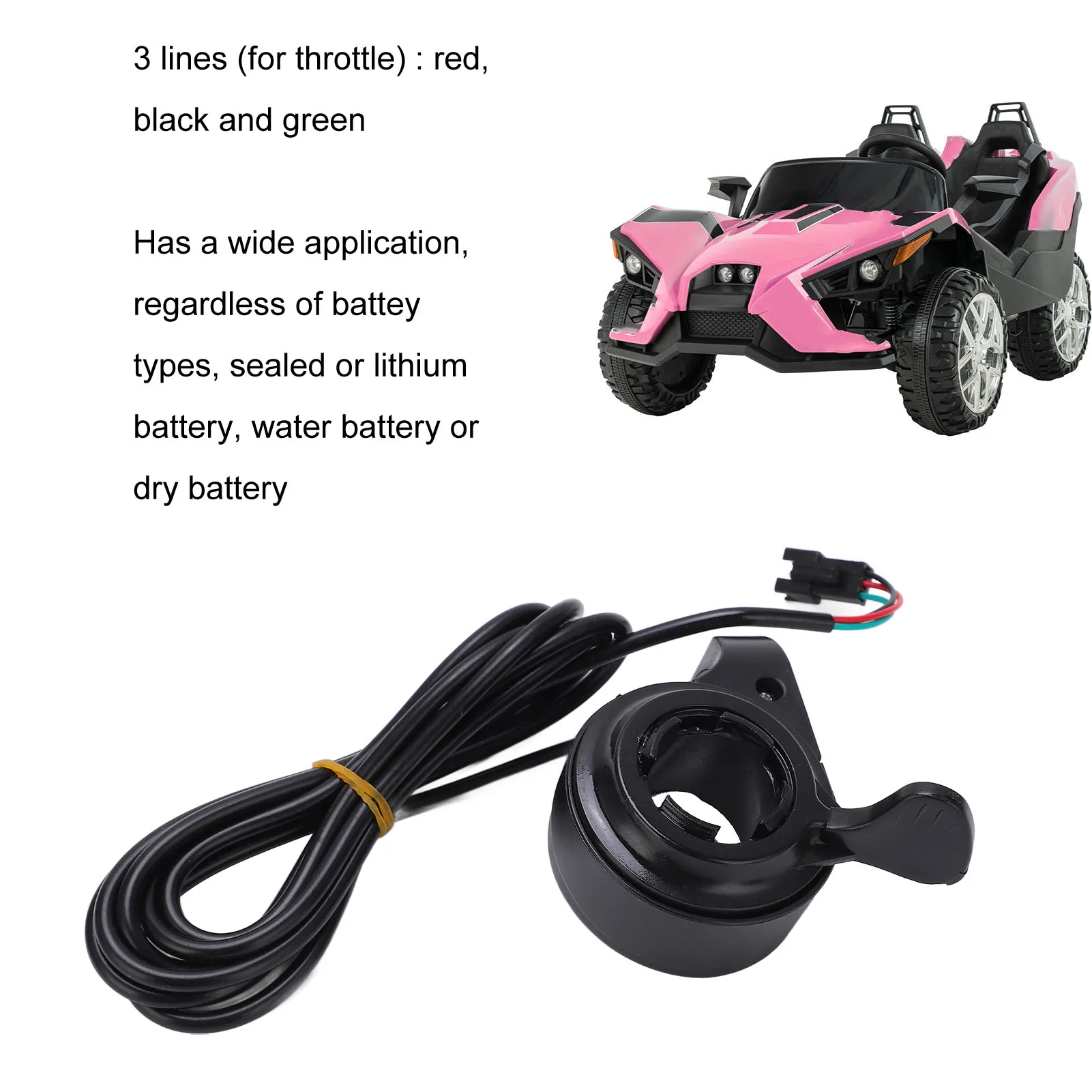 Enhanced Electric Scooter & Bike Thumb Throttle Speed Controller Accessory